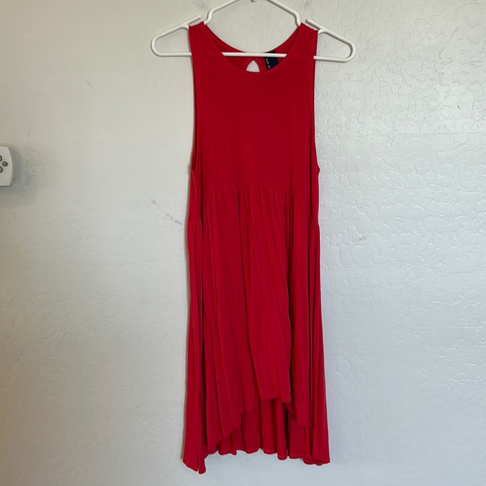 Red Sleeveless Dress Size Large